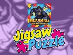 Ninja Gorilla Jigsaw Puzzles — безкоштовна онлайн гра