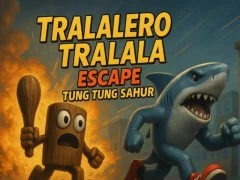 Tralalero Tralala escape Tung Tung Sahur — безкоштовна онлайн гра