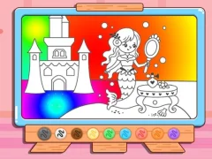 Coloring Book: Mermaid Makeup — безкоштовна онлайн гра