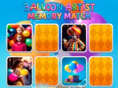 Balloon Artist Memory Match — безкоштовна онлайн гра