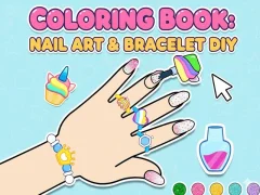 Coloring Book: Nail Art & Bracelet Diy — безкоштовна онлайн гра
