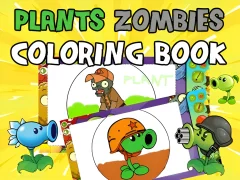 Plants vs Zombies Coloring — безкоштовна онлайн гра