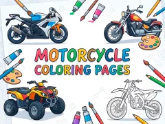 Motorcycle Coloring Pages — безкоштовна онлайн гра