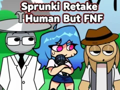 Sprunki Retake Human But FNF — безкоштовна онлайн гра