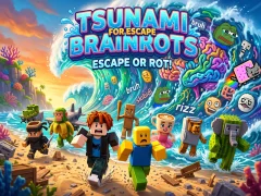 Tsunami For Escape Brainrots — безкоштовна онлайн гра