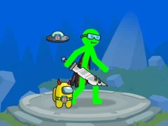 Stickman Mega Boss Battles! — безкоштовна онлайн гра