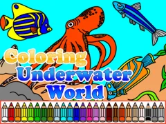 Coloring Underwater World — безкоштовна онлайн гра