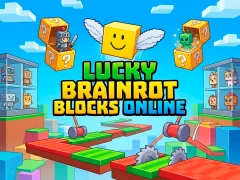 Lucky Brainrot Blocks Online — безкоштовна онлайн гра