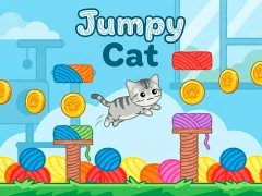 Jumpy Cat — безкоштовна онлайн гра