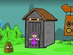 Purple Beauty Girl Rescue — безкоштовна онлайн гра