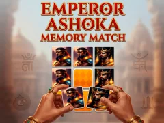 Emperor Ashoka Memory Match — безкоштовна онлайн гра