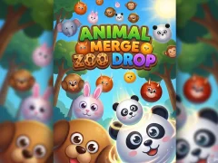 Animal Merge Zoo Drop — безкоштовна онлайн гра