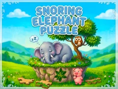 Snoring Elephant Puzzle — безкоштовна онлайн гра