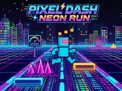 Pixel Dash Neon Run — безкоштовна онлайн гра