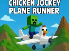 Chicken Jockey Plane Runner — безкоштовна онлайн гра