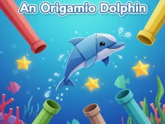 An origami dolphin — безкоштовна онлайн гра