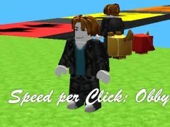 Speed per Click: Obby — безкоштовна онлайн гра