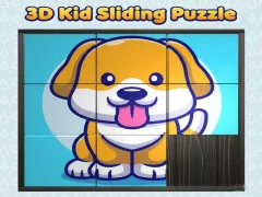 3D Kid Sliding Puzzle — безкоштовна онлайн гра