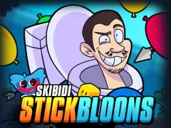 Skibidi Stick Bloons — безкоштовна онлайн гра