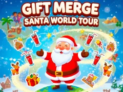 Gift Merge Santa World Tour — безкоштовна онлайн гра