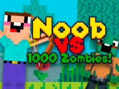 Noob vs 1000 Zombies — безкоштовна онлайн гра