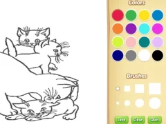 Cats Coloring Book For Kids — безкоштовна онлайн гра