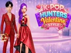K Pop Hunters Valentine Style — безкоштовна онлайн гра