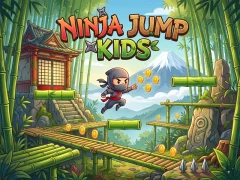Ninja Jump Kids — безкоштовна онлайн гра