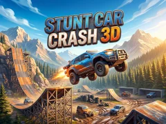 Stunt Car Crash 3D — безкоштовна онлайн гра