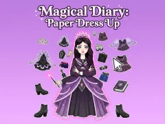 Magical Diary: Paper Dress Up — безкоштовна онлайн гра