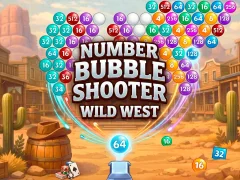 Number Bubble Shooter Wild West — безкоштовна онлайн гра