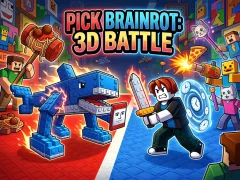 Pick Brainrot: 3D Battle — безкоштовна онлайн гра