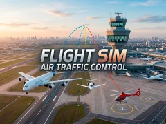 Flight Sim Air Traffic control — безкоштовна онлайн гра