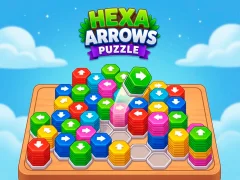 Hexa Arrows Puzzle — безкоштовна онлайн гра