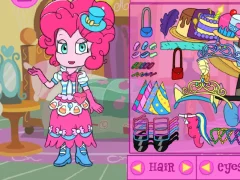 My little pony Equestria Girls Pinkie Pie Dress Up — безкоштовна онлайн гра