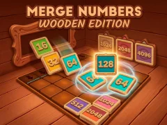 Merge Numbers Wooden Edition — безкоштовна онлайн гра