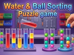 Water & Ball Sorting Puzzle game — безкоштовна онлайн гра