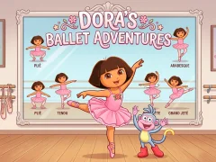 Dora's Ballet Adventures — безкоштовна онлайн гра