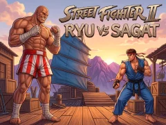 Street Fighter II Ryu vs Sagat — безкоштовна онлайн гра