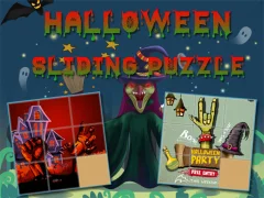Halloween Sliding Puzzle — безкоштовна онлайн гра