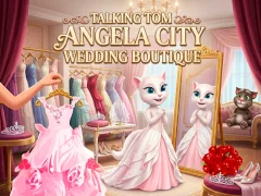 Talking Tom Angela City Wedding Boutique — безкоштовна онлайн гра