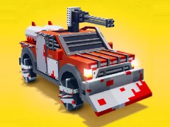 Zombie Derby Blocky Roads — безкоштовна онлайн гра