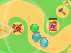 Monkey Bubble Defense — безкоштовна онлайн гра