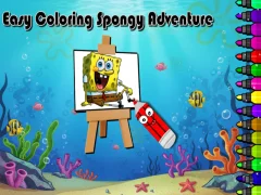 Easy Coloring Spongy Adventure — безкоштовна онлайн гра