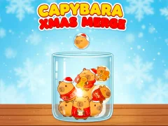 Capybara Xmas Merge — безкоштовна онлайн гра