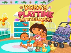 Dora the Explorer Dora's Playtime with the Twins — безкоштовна онлайн гра
