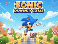 Sonic Runner Game — безкоштовна онлайн гра