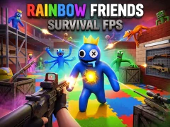 Rainbow Friends Survival FPS — безкоштовна онлайн гра