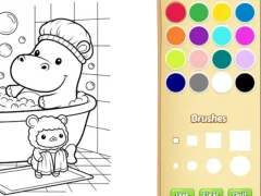 Cozy Friends Coloring Book for Kids — безкоштовна онлайн гра