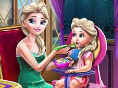 Ice Queen Toddler Feed — безкоштовна онлайн гра
